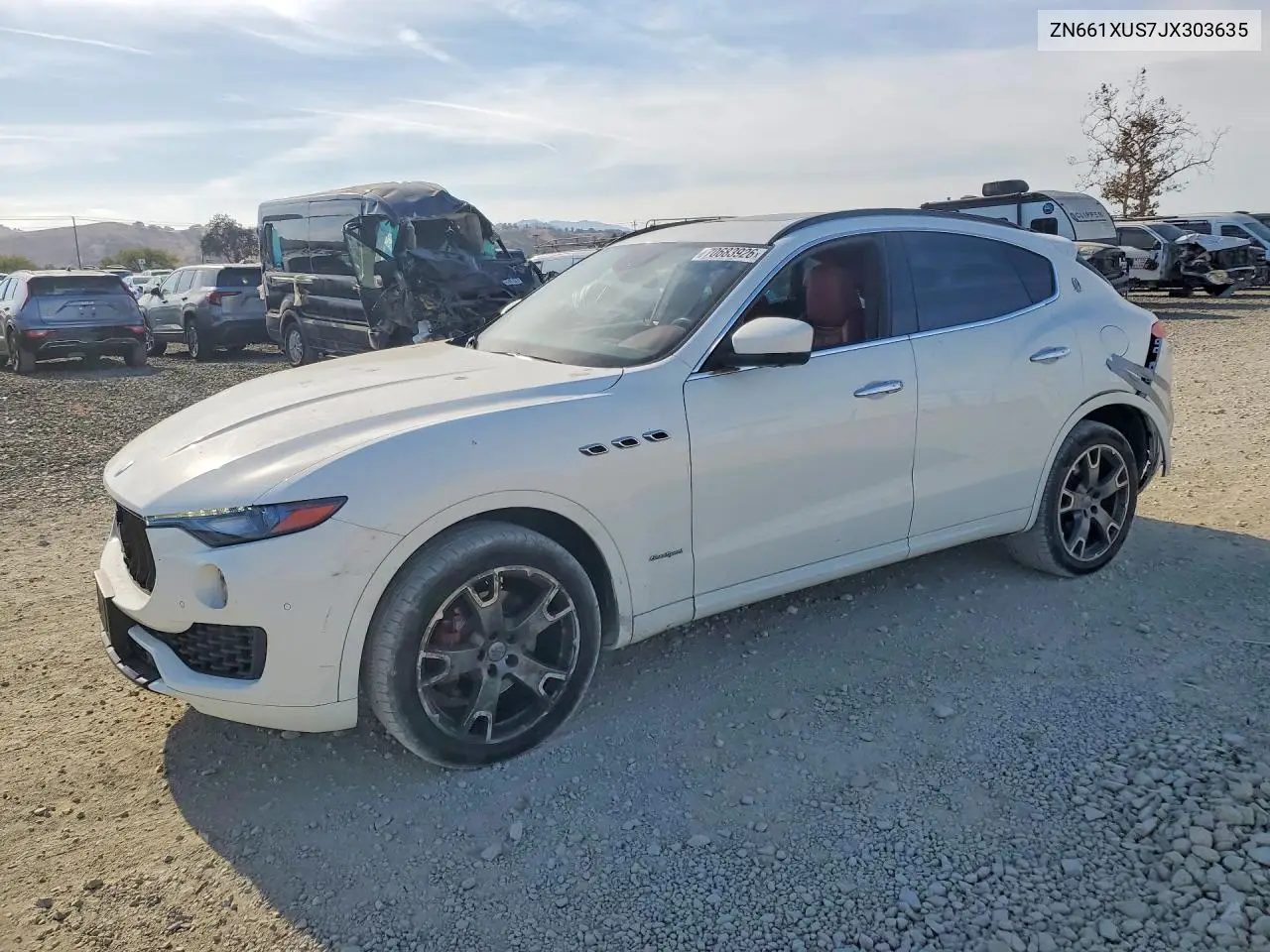MASERATI LEVANTE 2018, VIN ZN661XUS7JX303635