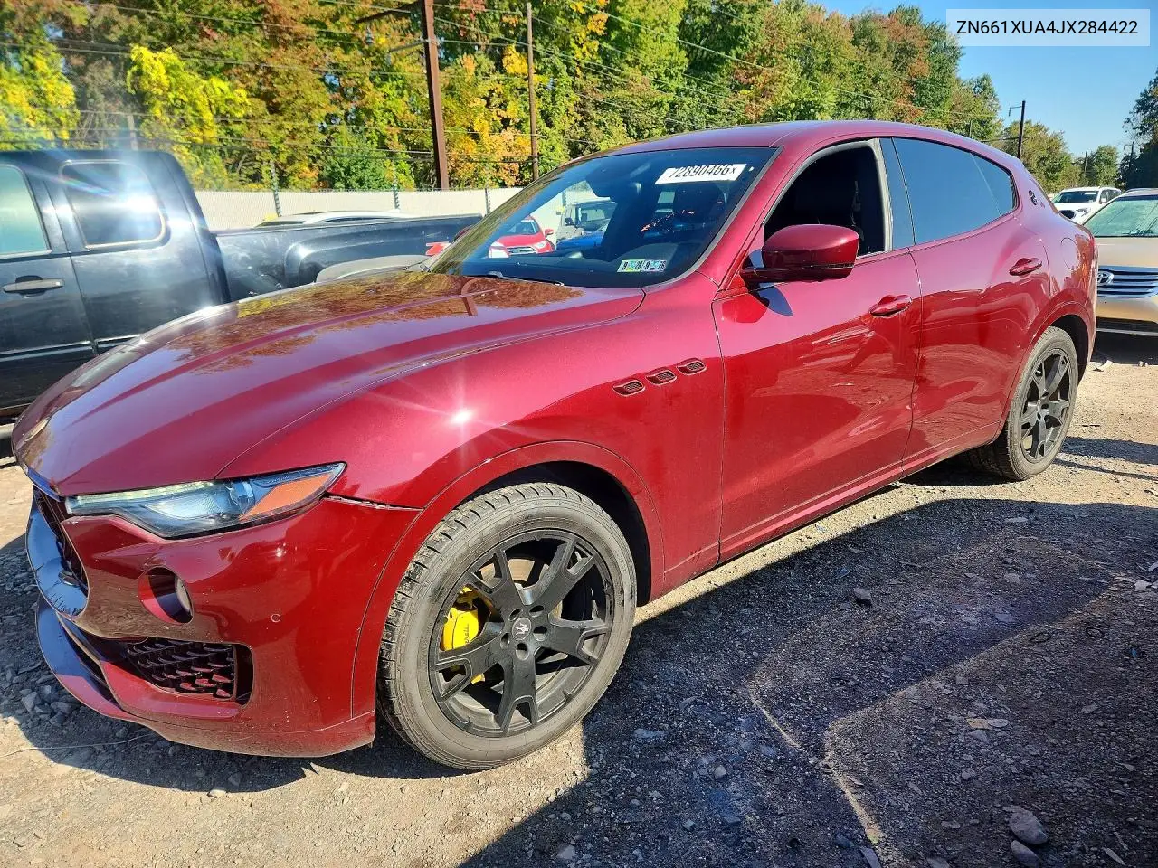MASERATI LEVANTE 2018, VIN ZN661XUA4JX284422