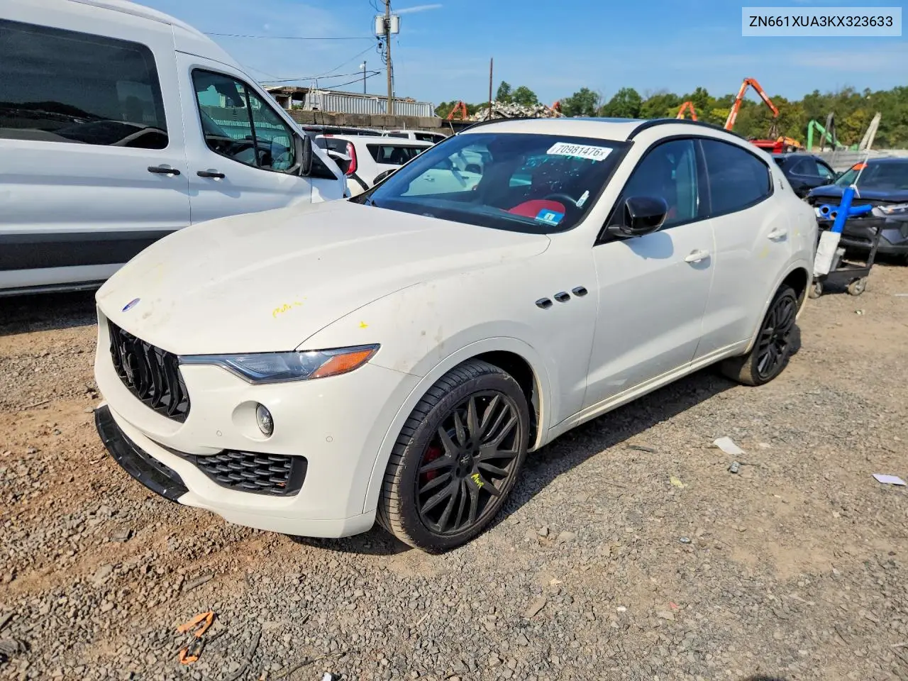 MASERATI LEVANTE 2019, VIN ZN661XUA3KX323633