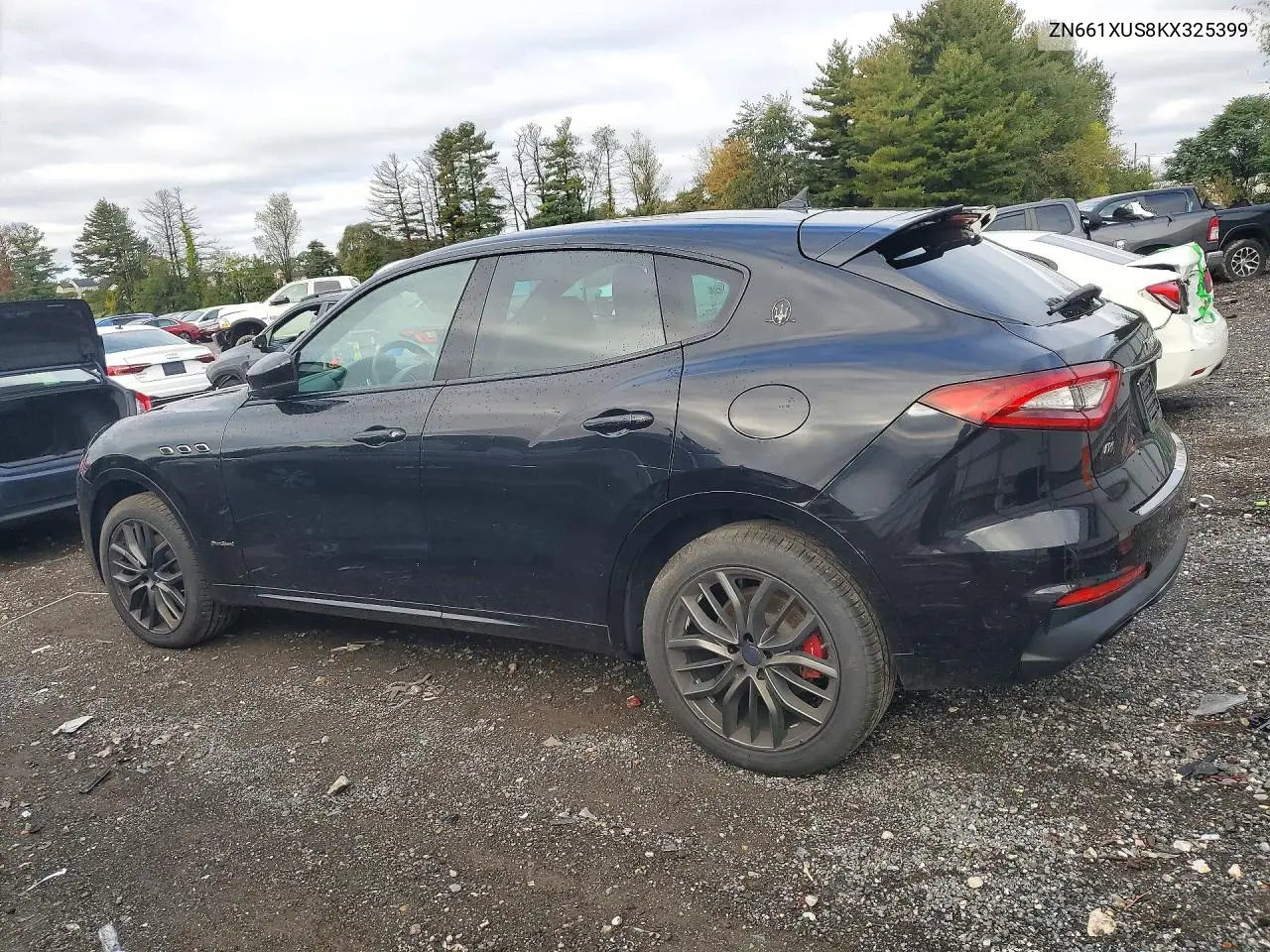 2019 MASERATI LEVANTE VIN ZN661XUS8KX325399 — фото 2