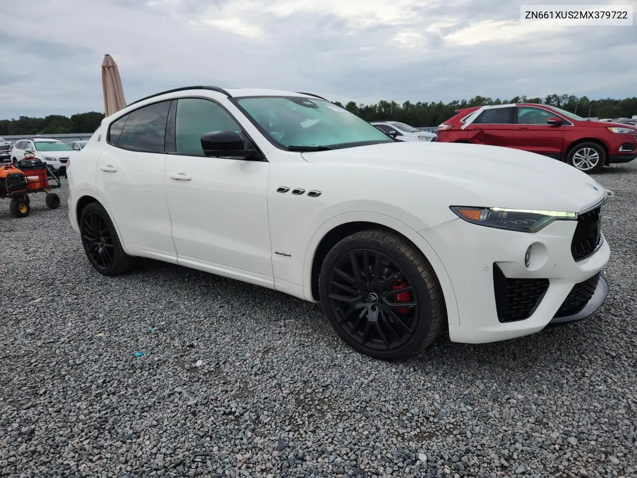 2021 MASERATI LEVANTE VIN ZN661XUS2MX379722 — фото 4