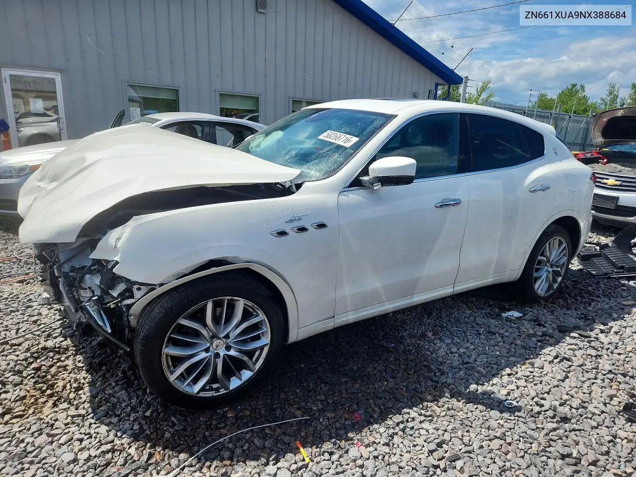 MASERATI LEVANTE 2022, VIN ZN661XUA9NX388684