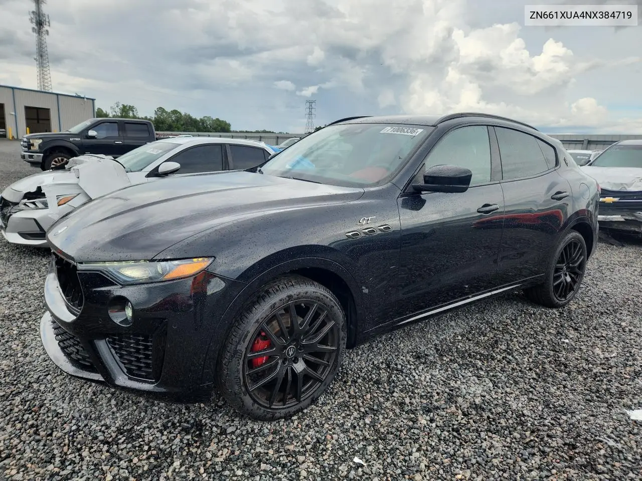 MASERATI LEVANTE 2022, VIN ZN661XUA4NX384719