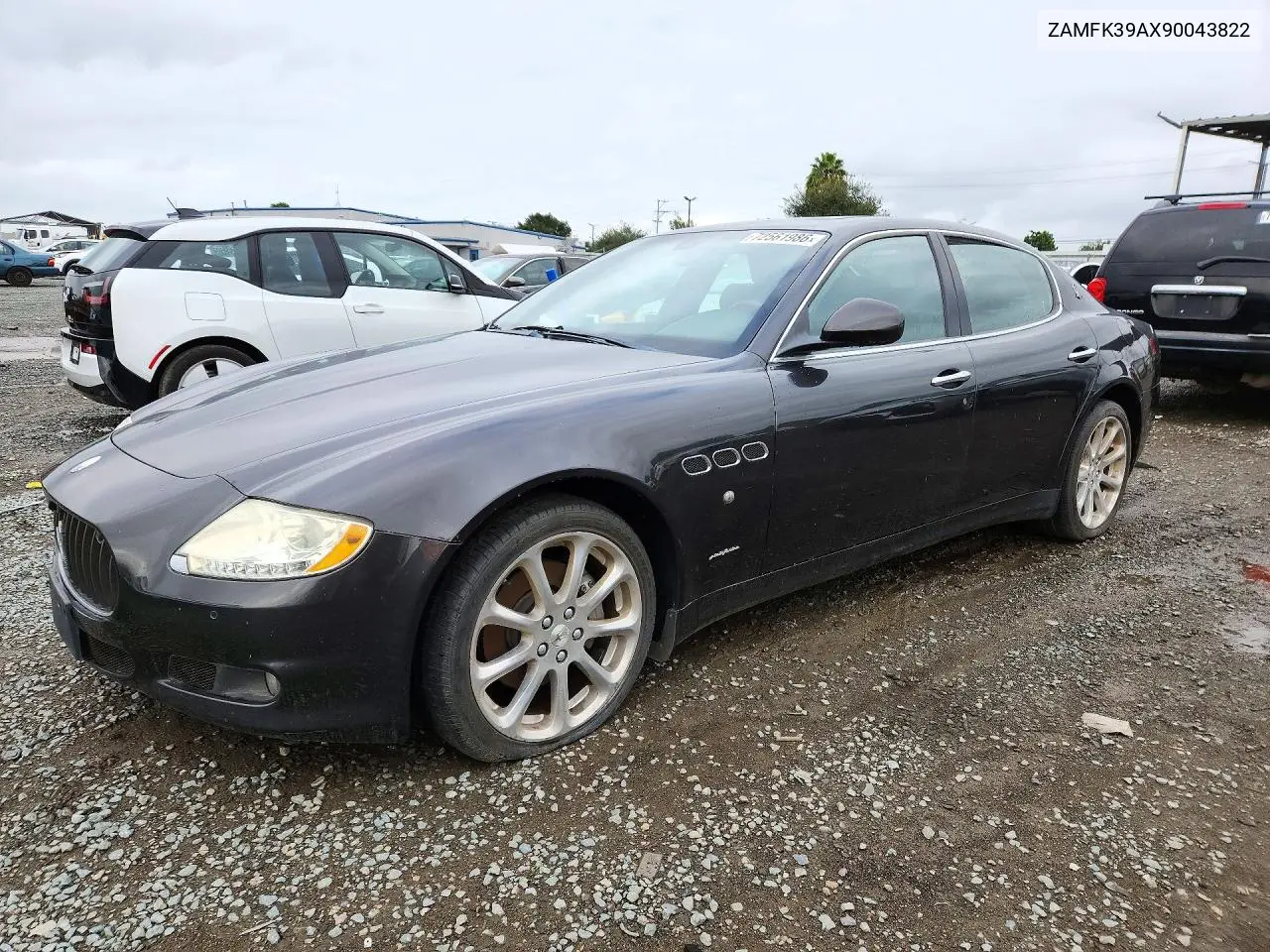 MASERATI QUATTROPORTE 2009, VIN ZAMFK39AX90043822