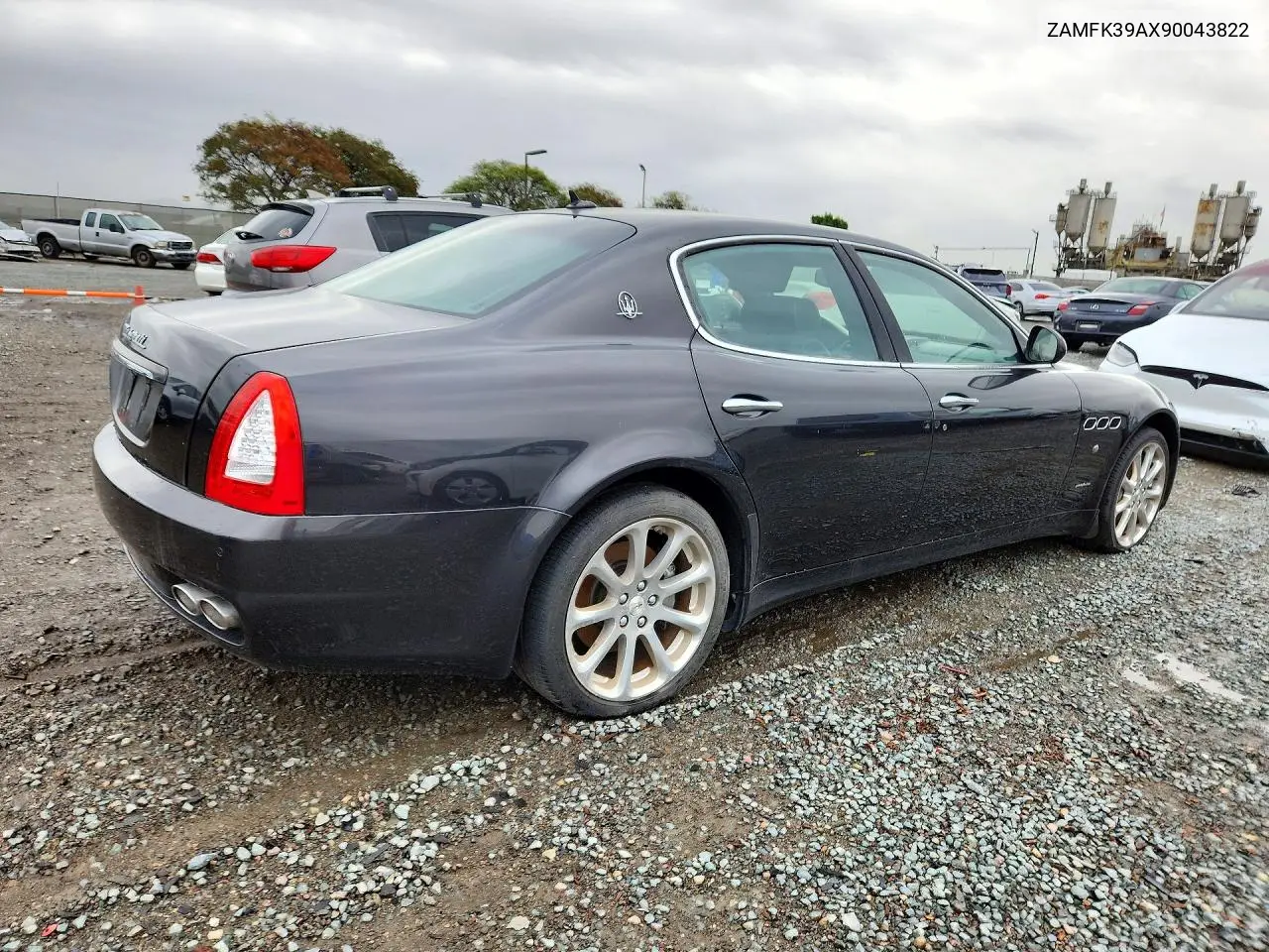 2009 MASERATI QUATTROPORTE VIN ZAMFK39AX90043822 — фото 3