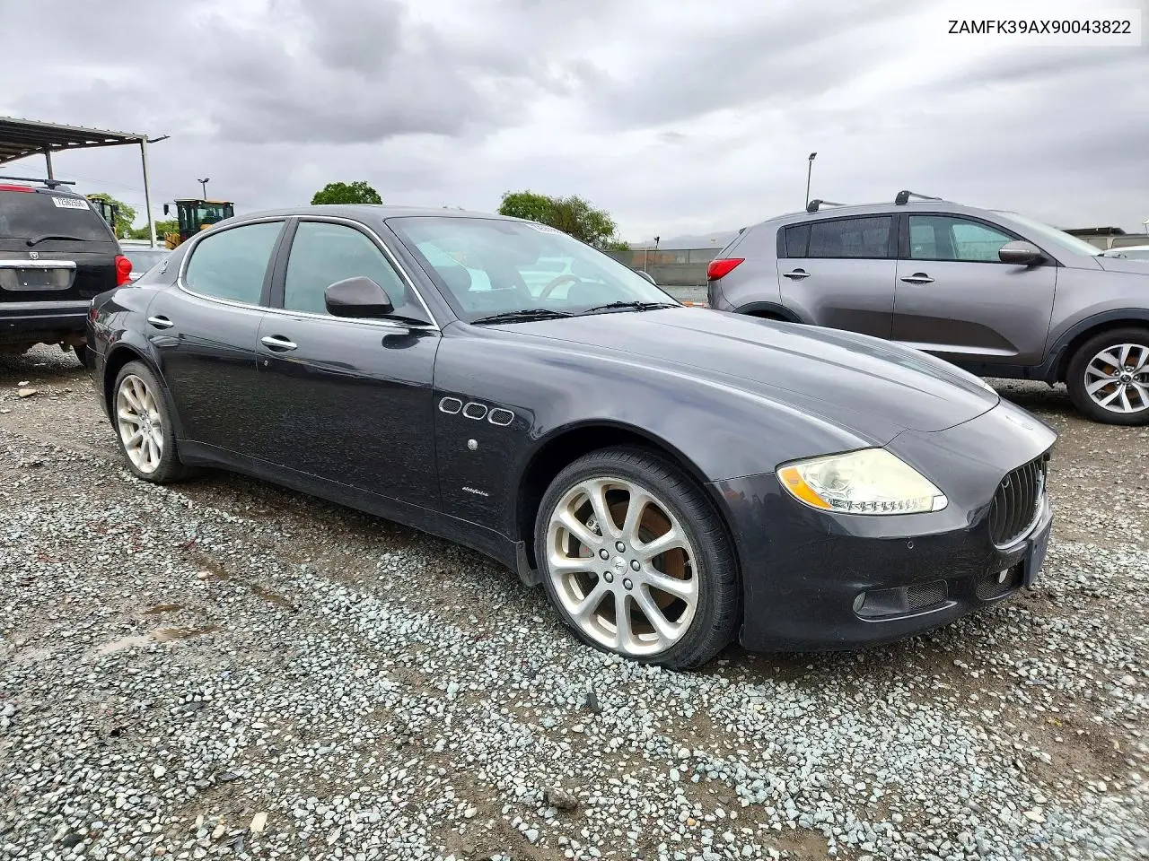 2009 MASERATI QUATTROPORTE VIN ZAMFK39AX90043822 — фото 4