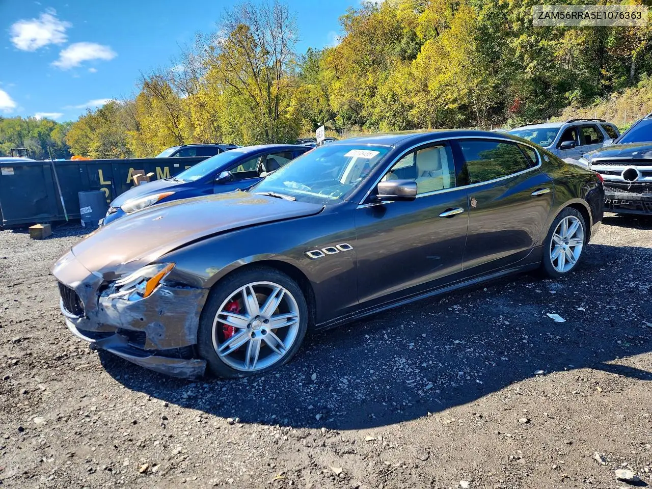 MASERATI QUATTROPORTE 2014, VIN ZAM56RRA5E1076363