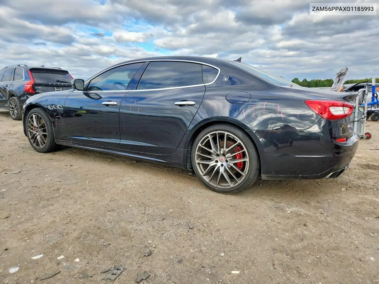 2016 MASERATI QUATTROPORTE VIN ZAM56PPAXG1185993 — фото 2