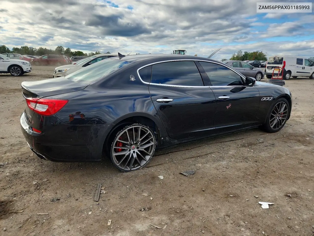 2016 MASERATI QUATTROPORTE VIN ZAM56PPAXG1185993 — фото 3