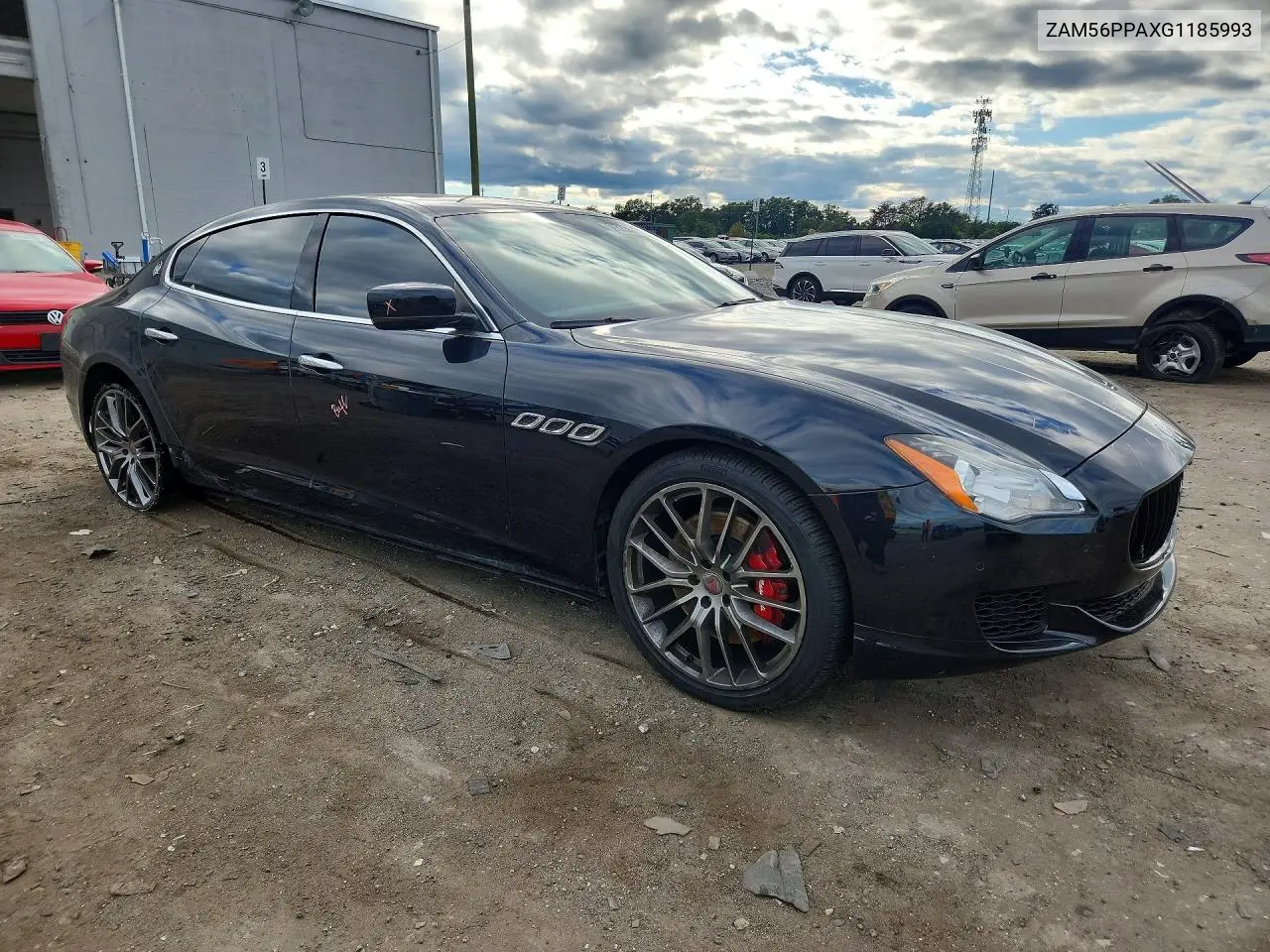 2016 MASERATI QUATTROPORTE VIN ZAM56PPAXG1185993 — фото 4