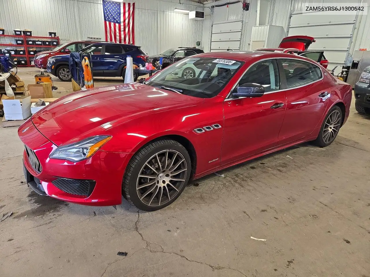 MASERATI QUATTROPORTE 2018, VIN ZAM56YRS6J1300642
