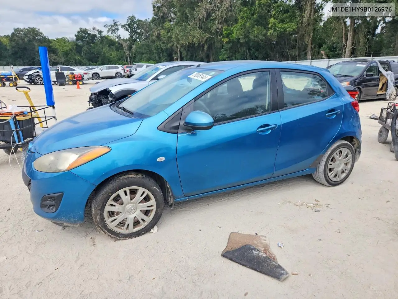 MAZDA 2 2011, VIN JM1DE1HY9B0126976