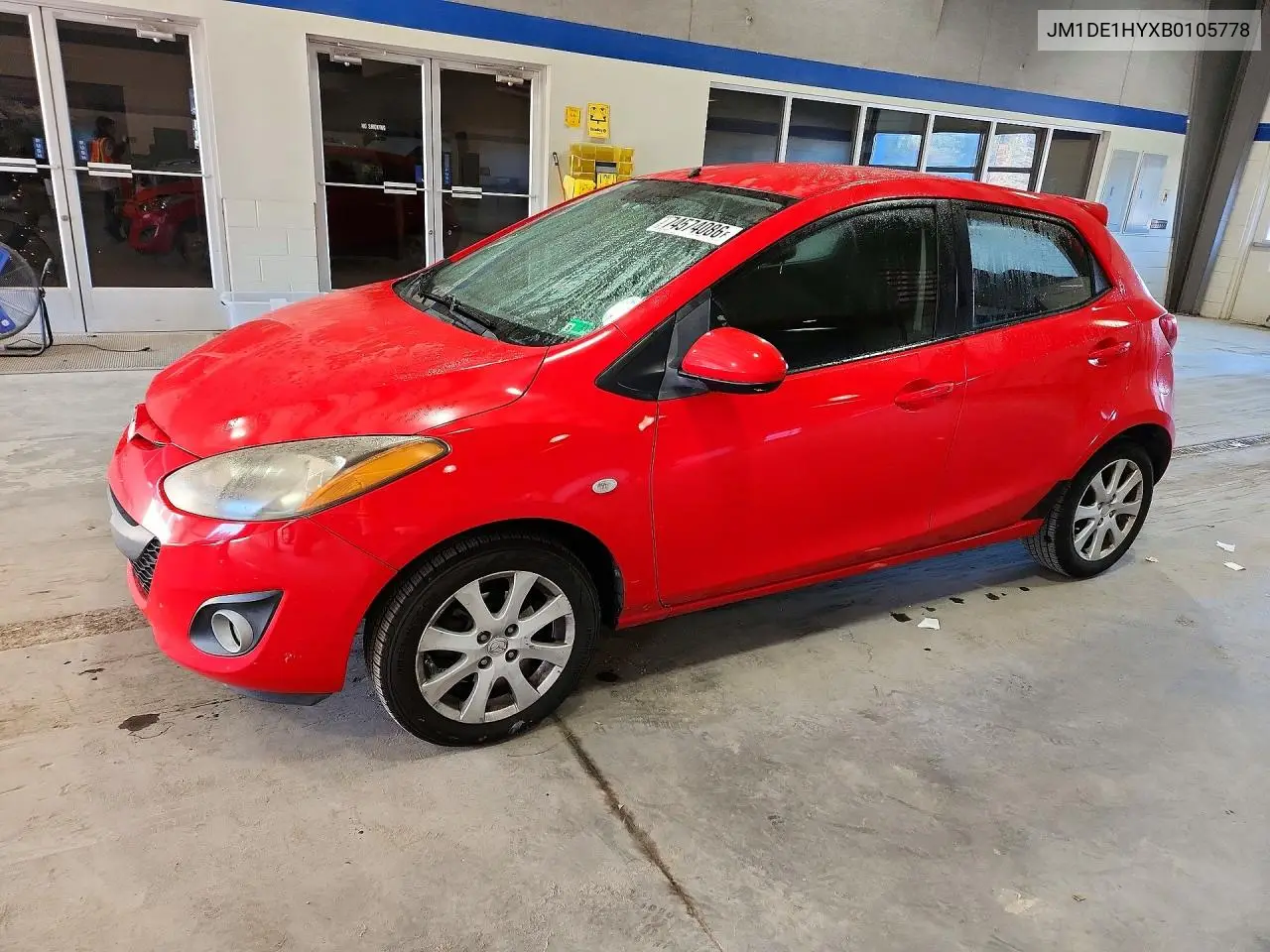 MAZDA 2 2011, VIN JM1DE1HYXB0105778