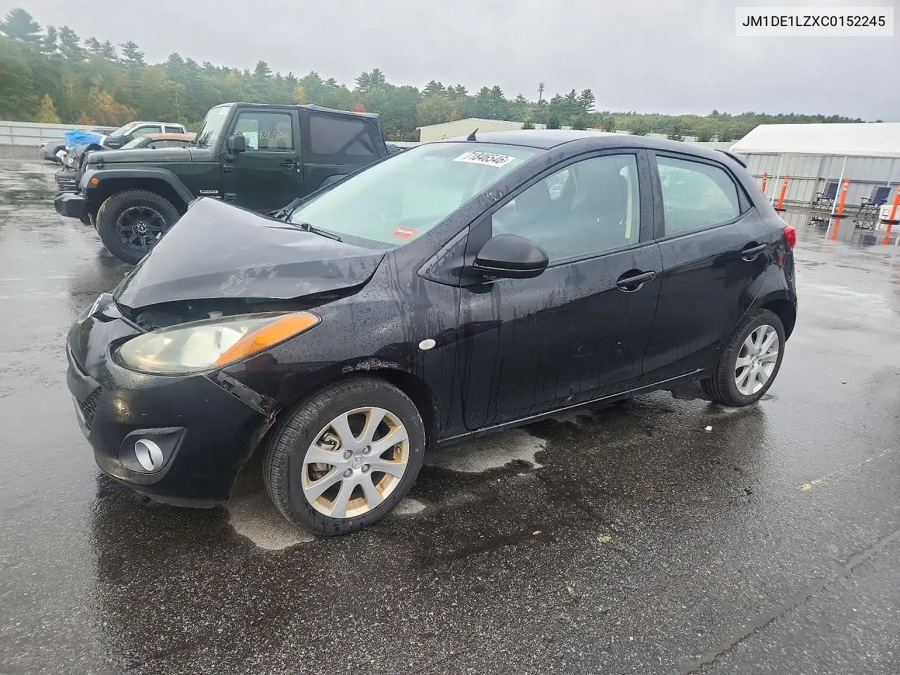 MAZDA 2 2012, VIN JM1DE1LZXC0152245