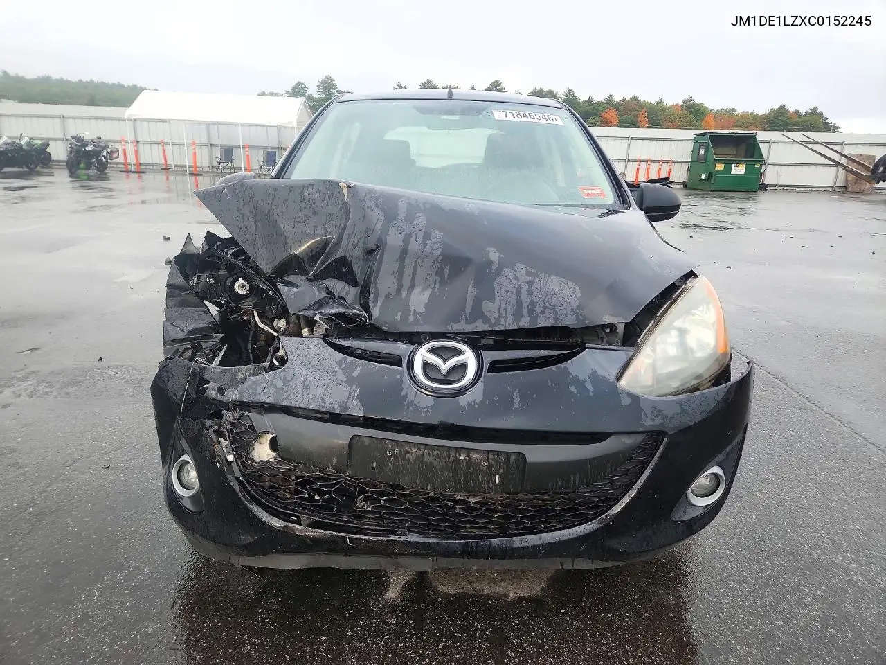 2012 MAZDA 2 VIN JM1DE1LZXC0152245 — фото 5