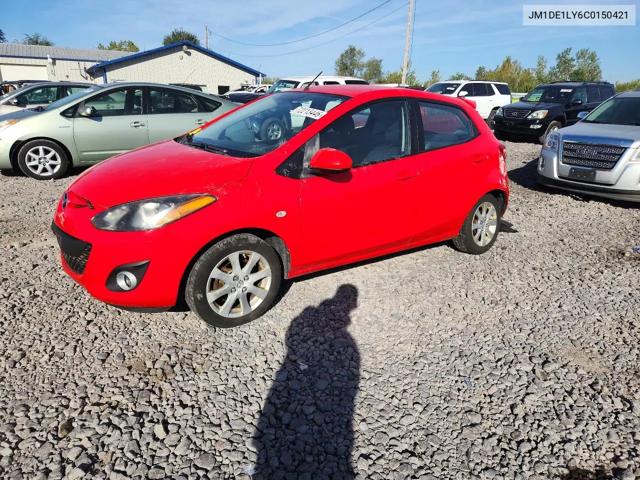 MAZDA 2 2012, VIN JM1DE1LY6C0150421