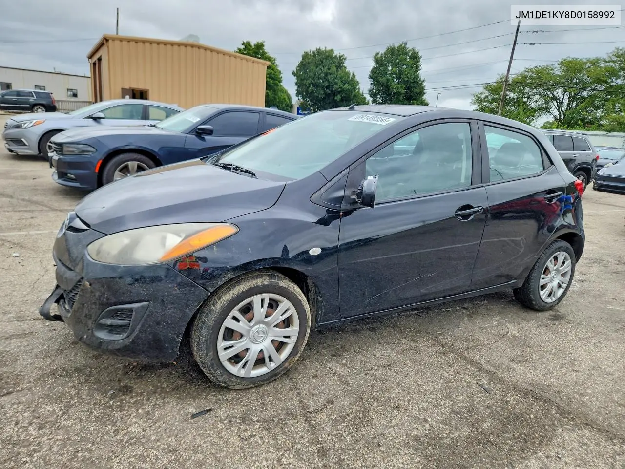 MAZDA 2 2013, VIN JM1DE1KY8D0158992