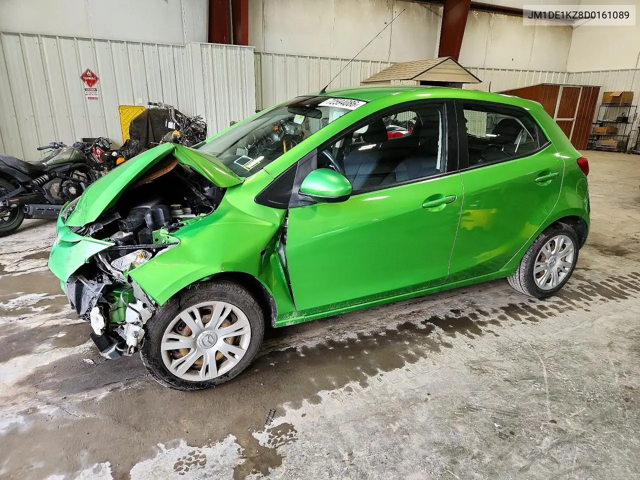 MAZDA 2 2013, VIN JM1DE1KZ8D0161089