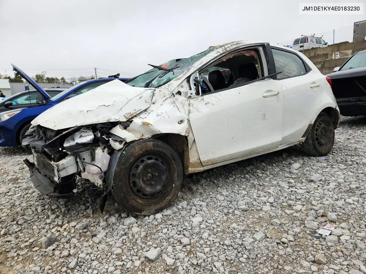 MAZDA 2 2014, VIN JM1DE1KY4E0183230