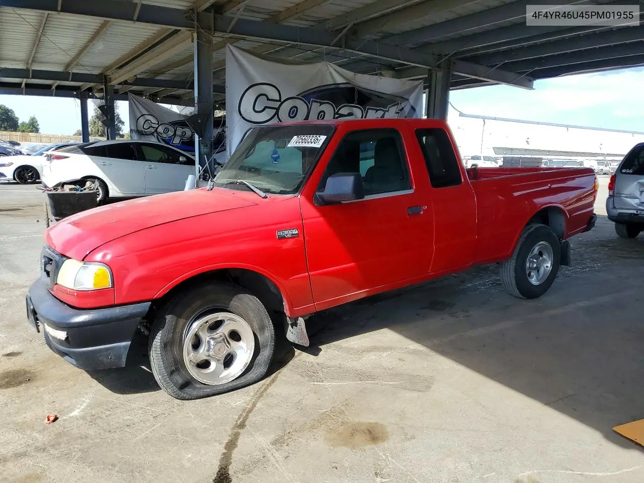 MAZDA B-SERIES 2005, VIN 4F4YR46U45PM01955