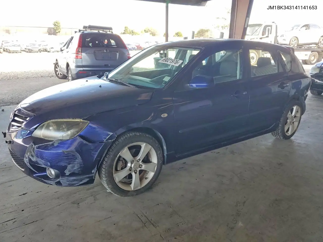 MAZDA 3 2004, VIN JM1BK343141141653