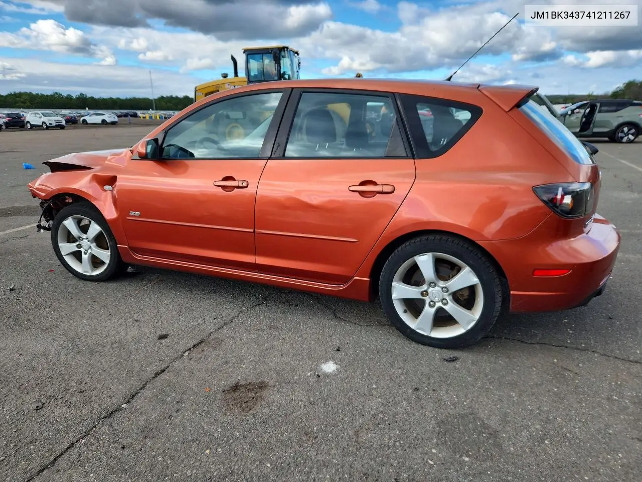 2004 MAZDA 3 VIN JM1BK343741211267 — фото 2