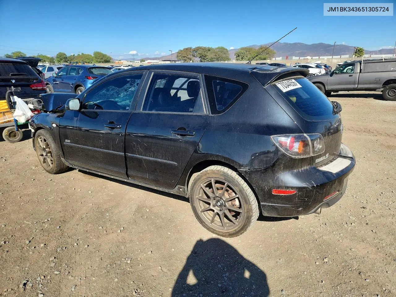 2005 MAZDA 3 VIN JM1BK343651305724 — фото 2