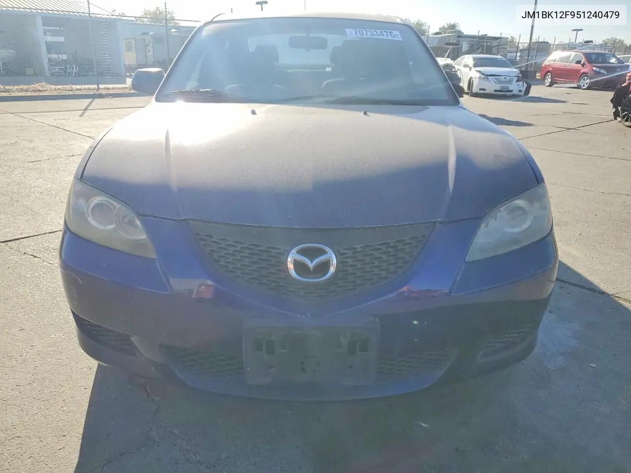 2005 MAZDA 3 VIN JM1BK12F951240479 — фото 5