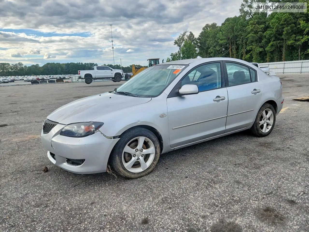 MAZDA 3 2005, VIN JM1BK12F451249008