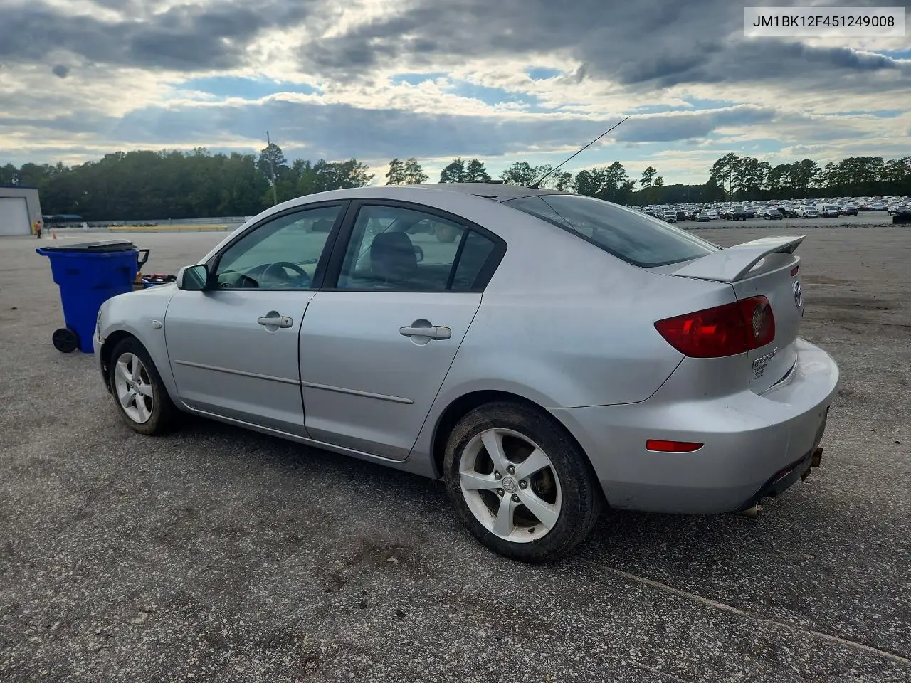 2005 MAZDA 3 VIN JM1BK12F451249008 — фото 2