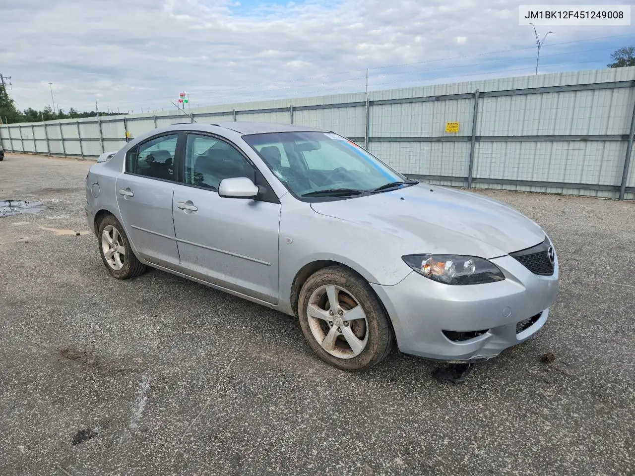2005 MAZDA 3 VIN JM1BK12F451249008 — фото 4