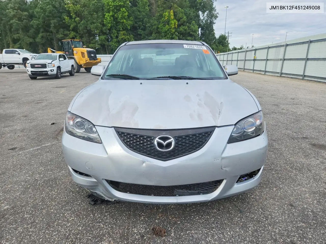 2005 MAZDA 3 VIN JM1BK12F451249008 — фото 5