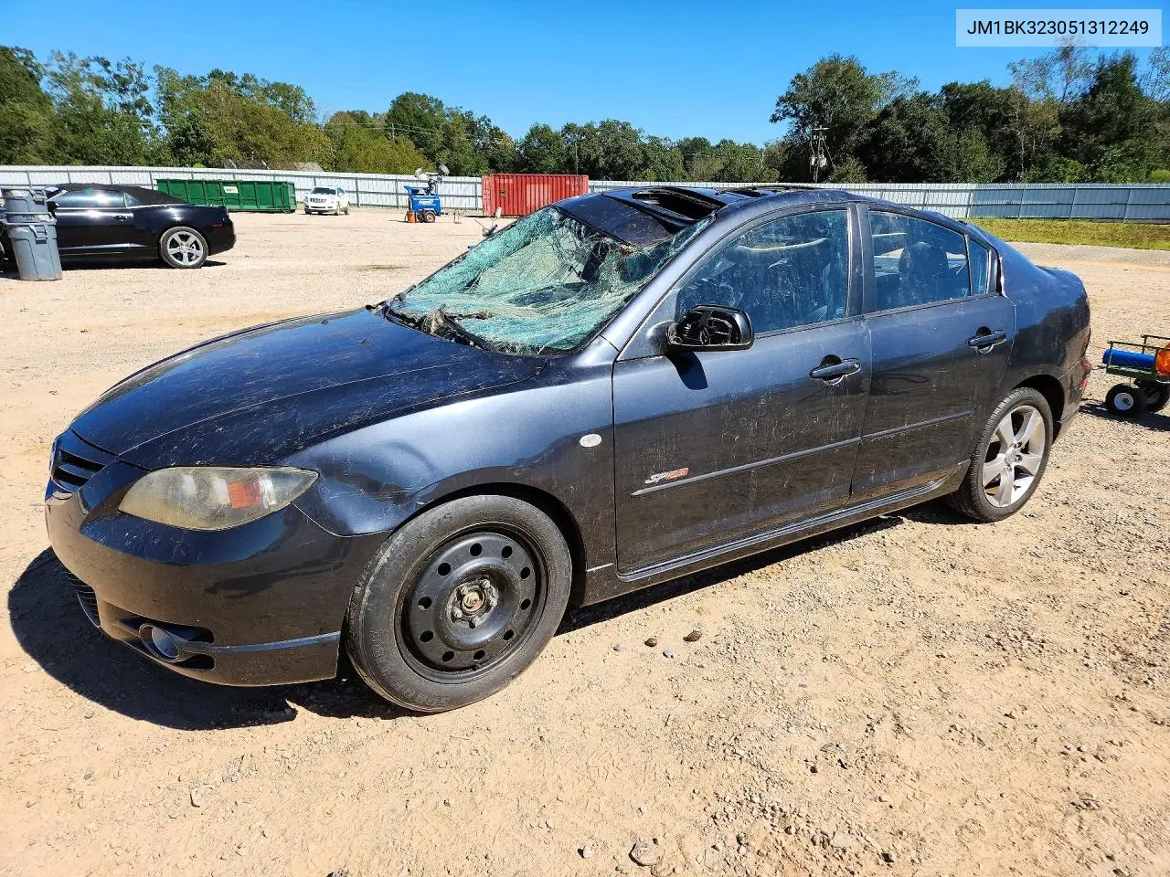 MAZDA 3 2005, VIN JM1BK323051312249