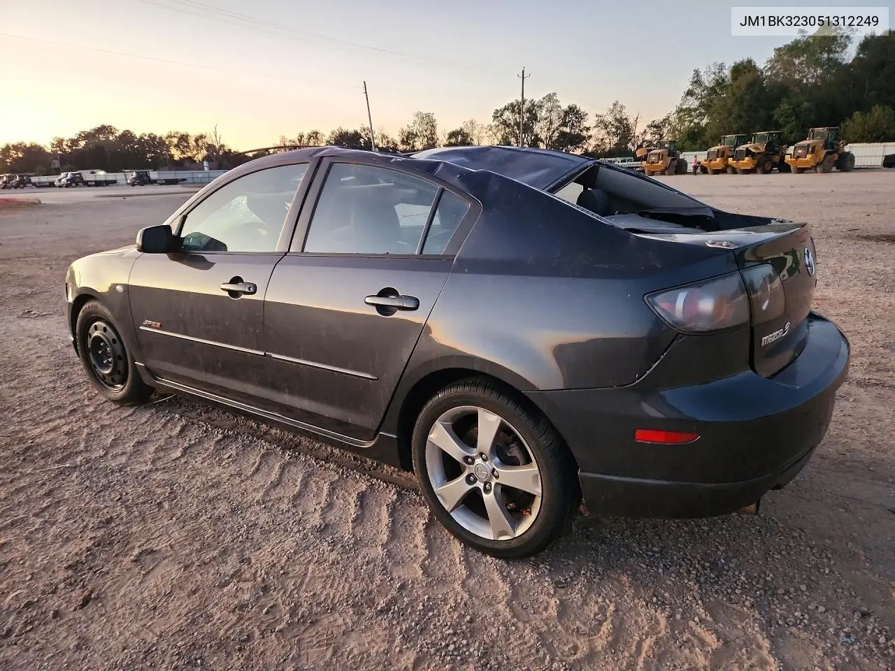 2005 MAZDA 3 VIN JM1BK323051312249 — фото 2