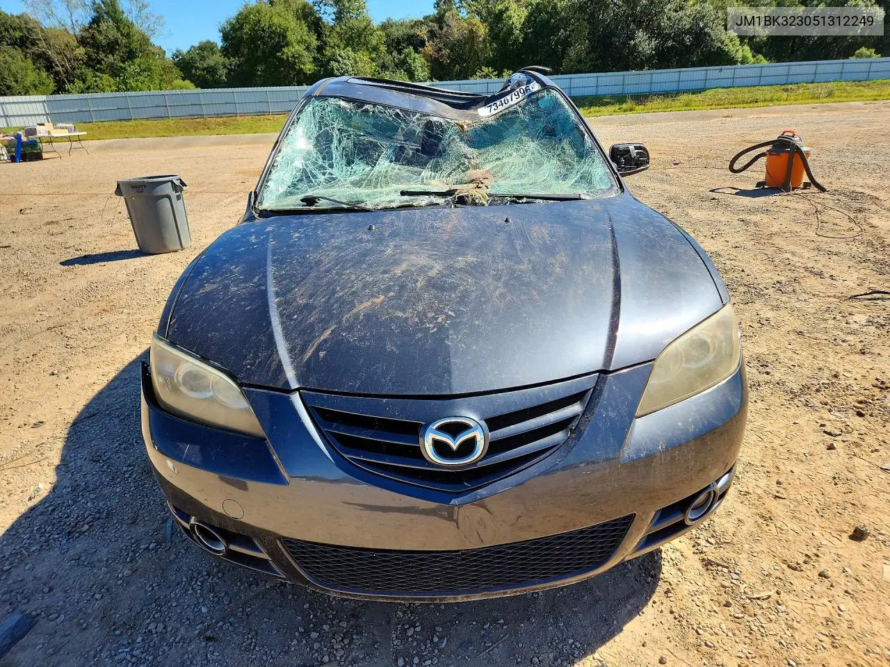 2005 MAZDA 3 VIN JM1BK323051312249 — фото 5