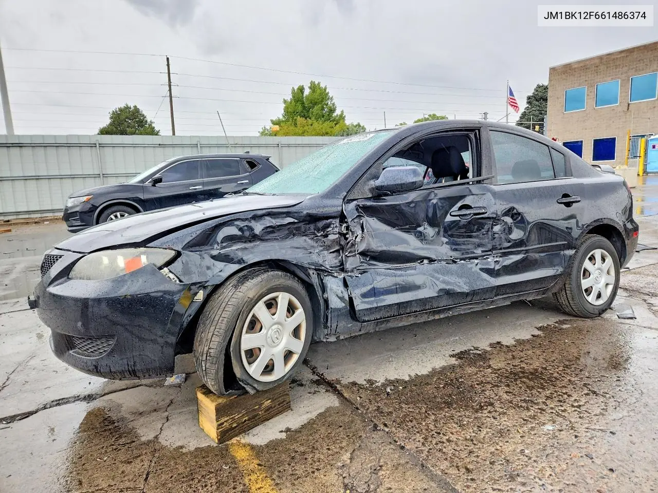 MAZDA 3 2006, VIN JM1BK12F661486374