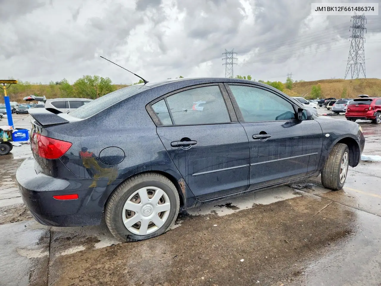 2006 MAZDA 3 VIN JM1BK12F661486374 — фото 3