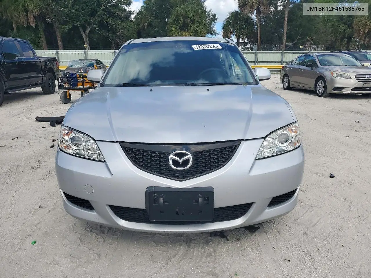 2006 MAZDA 3 VIN JM1BK12F461535765 — фото 5