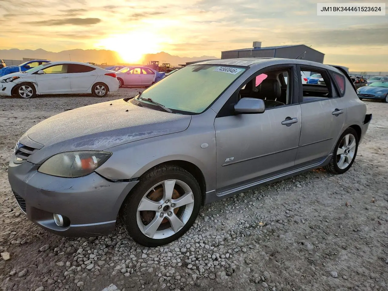 MAZDA 3 2006, VIN JM1BK344461523624