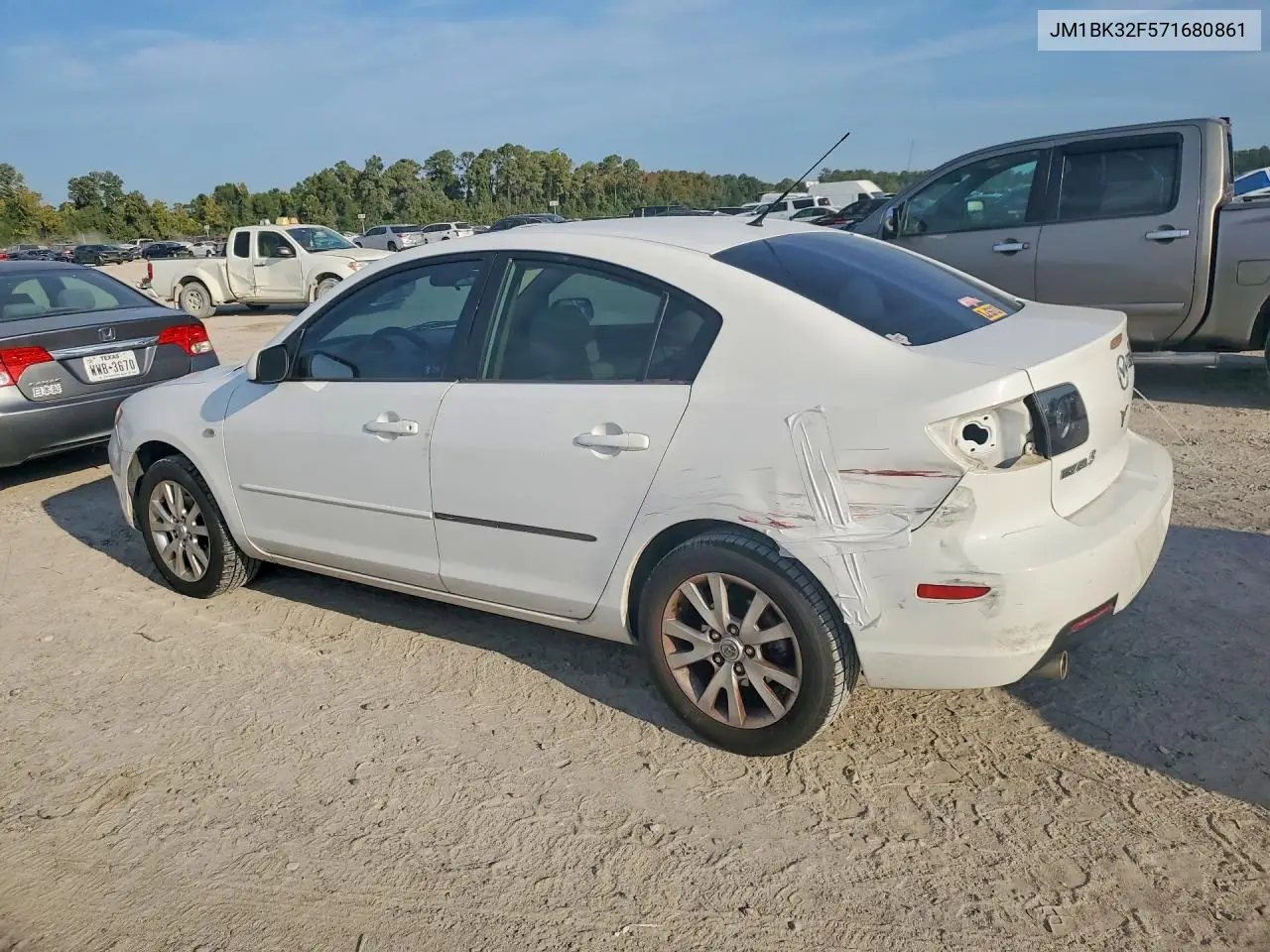 2007 MAZDA 3 VIN JM1BK32F571680861 — фото 2