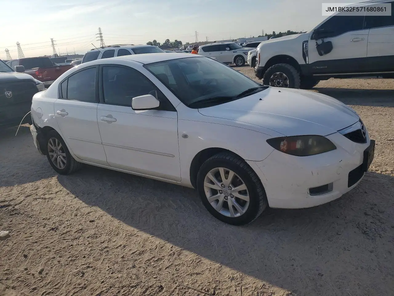 2007 MAZDA 3 VIN JM1BK32F571680861 — фото 4