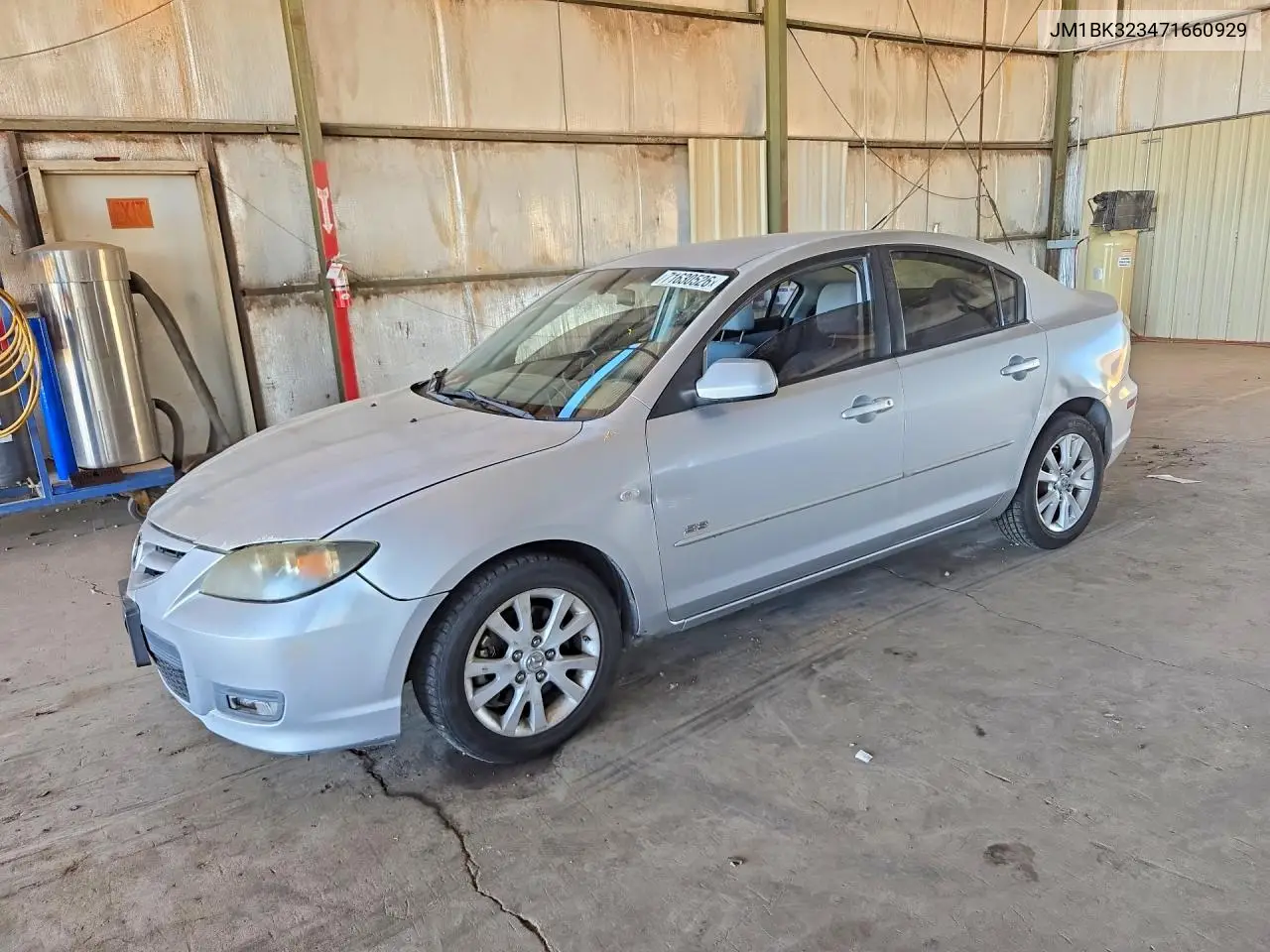 MAZDA 3 2007, VIN JM1BK323471660929