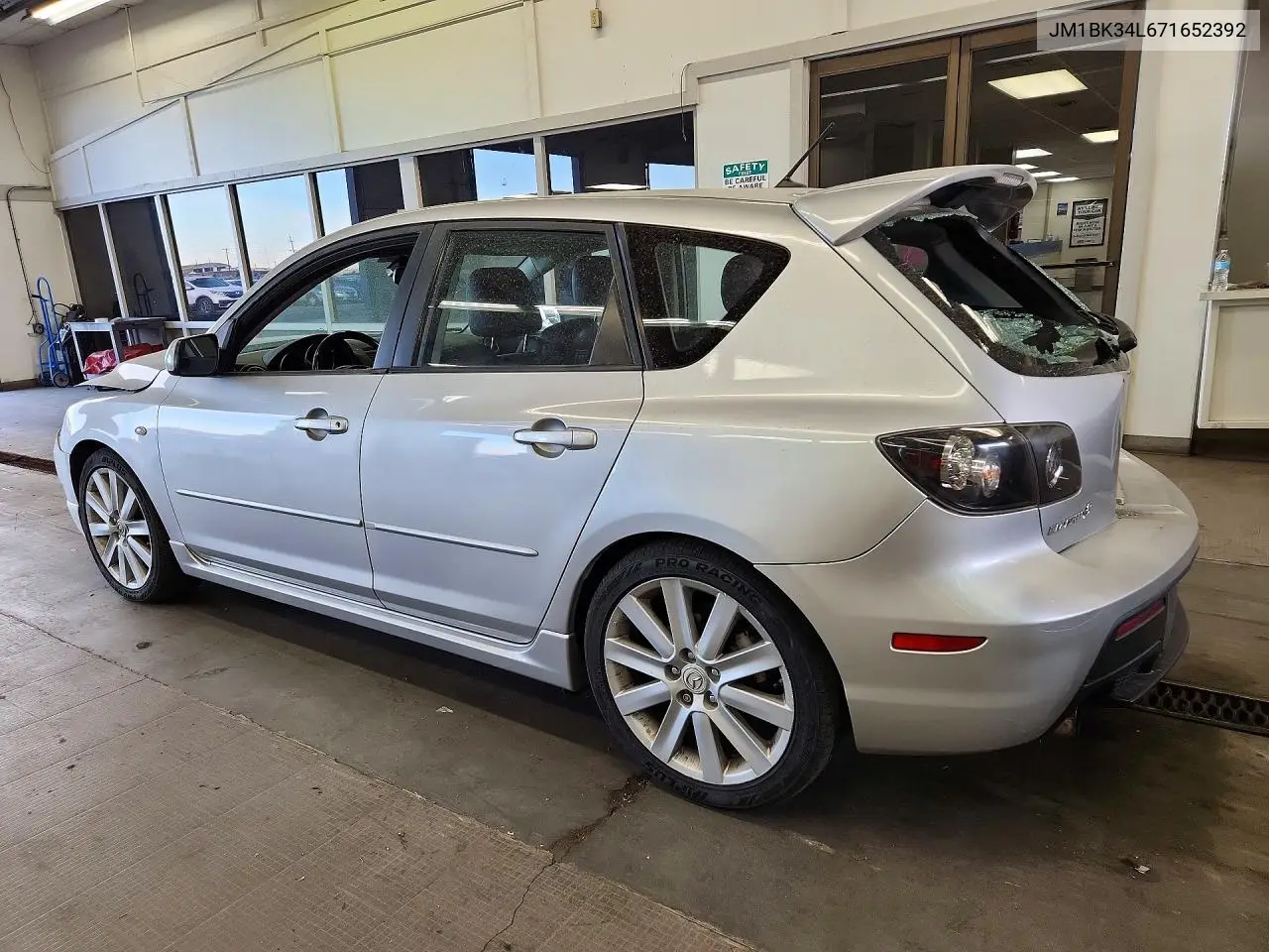 2007 MAZDA 3 VIN JM1BK34L671652392 — фото 2