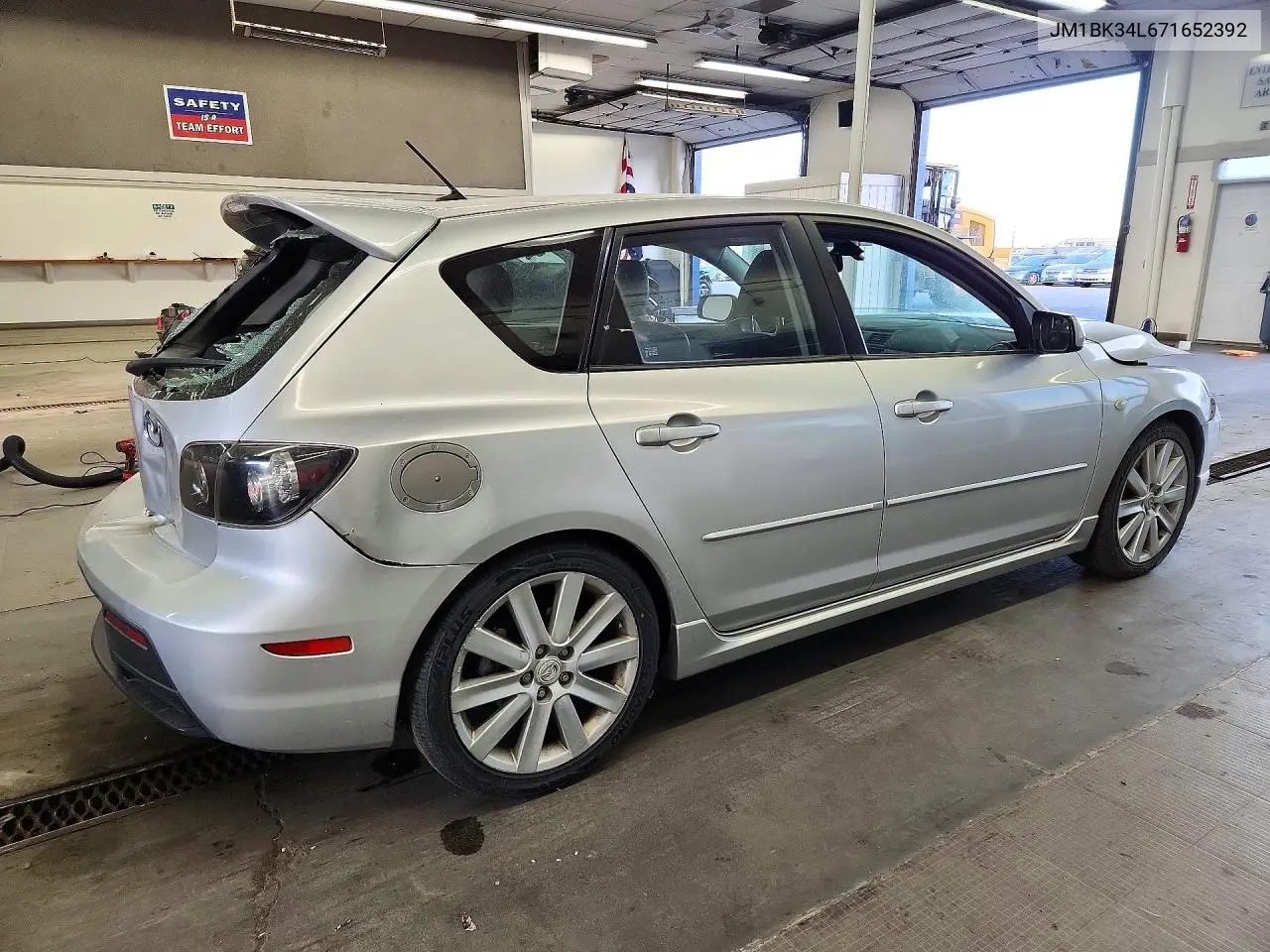 2007 MAZDA 3 VIN JM1BK34L671652392 — фото 3