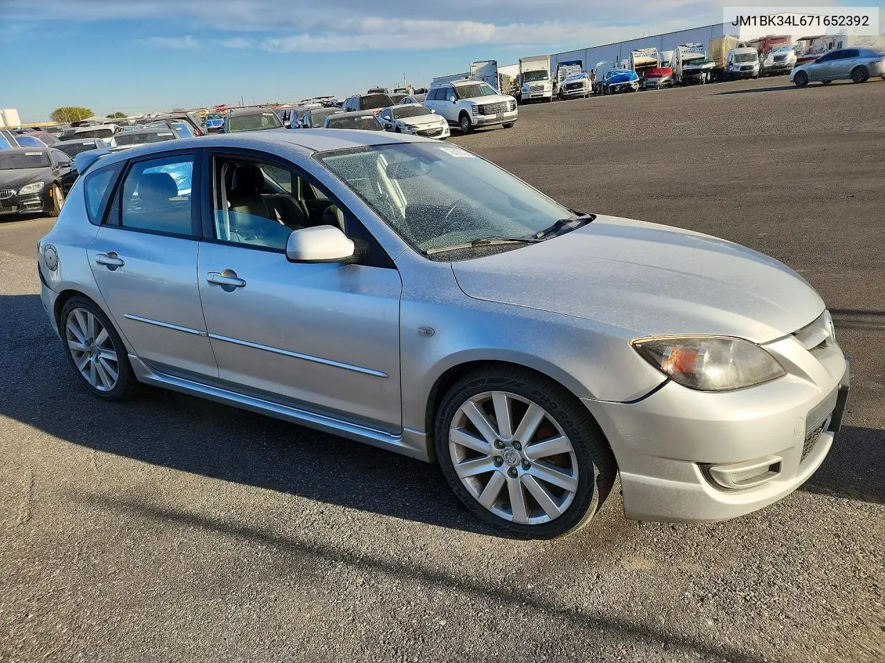 2007 MAZDA 3 VIN JM1BK34L671652392 — фото 4
