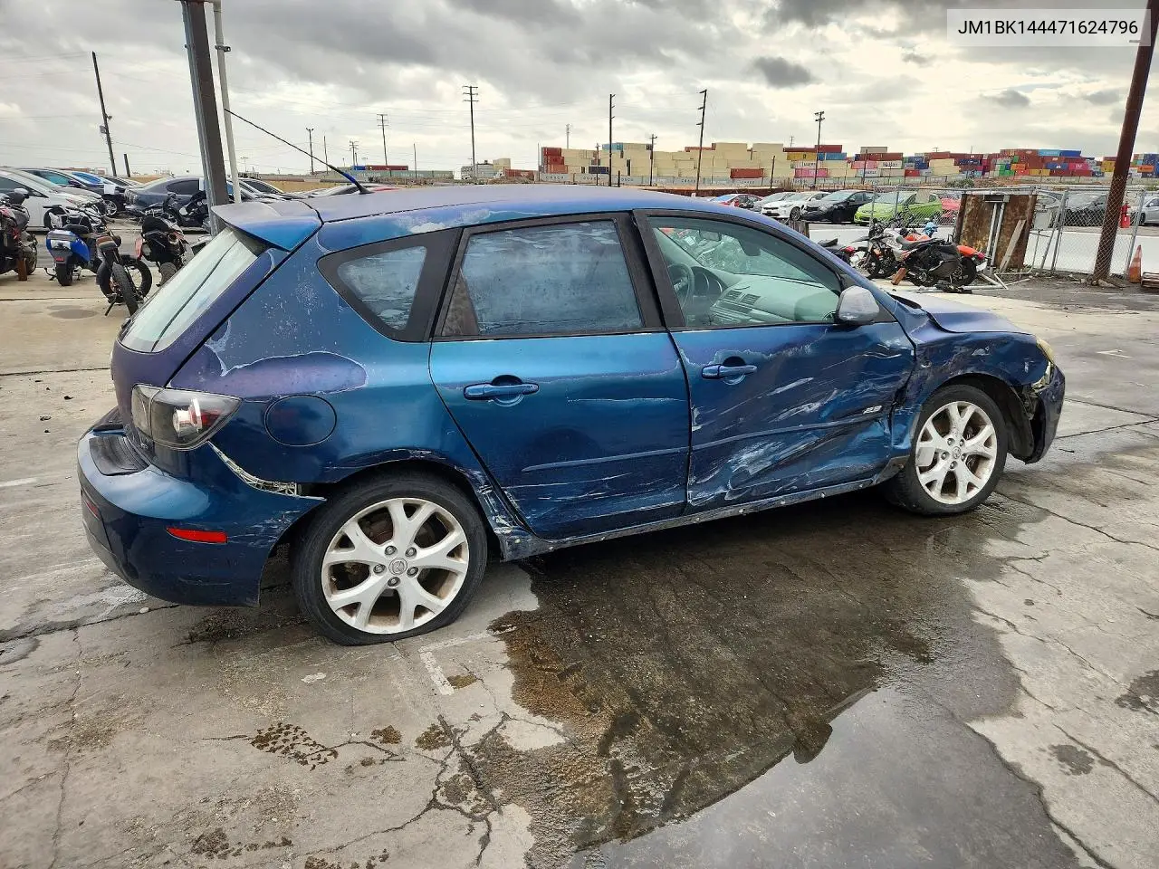 2007 MAZDA 3 VIN JM1BK144471624796 — фото 3
