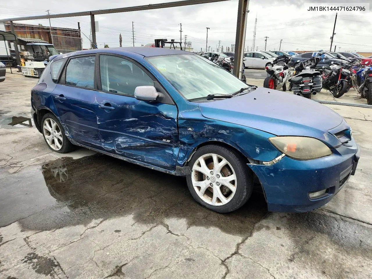 2007 MAZDA 3 VIN JM1BK144471624796 — фото 4