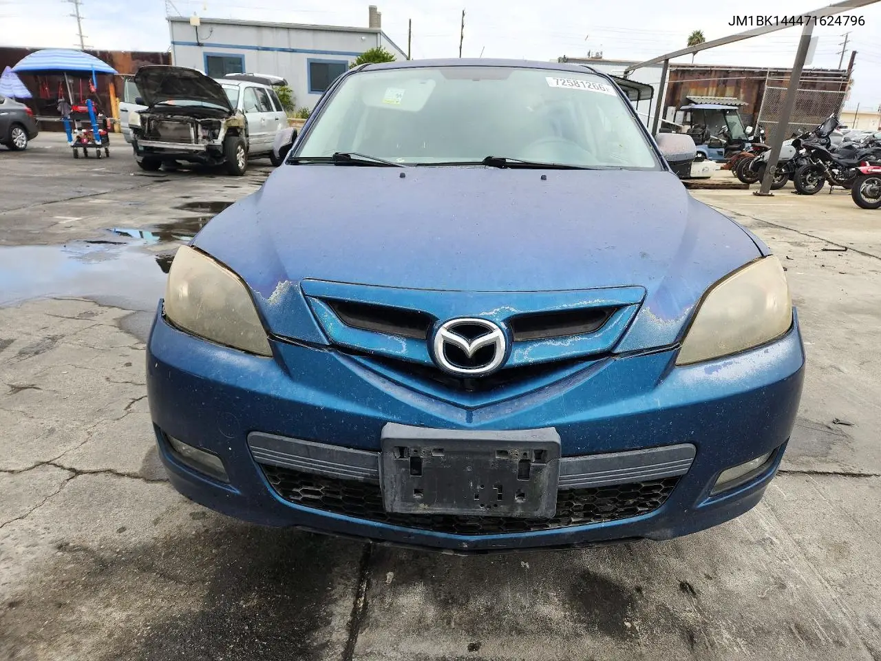 2007 MAZDA 3 VIN JM1BK144471624796 — фото 5