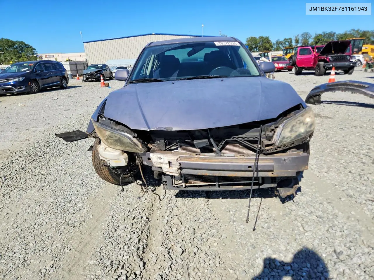 2008 MAZDA 3 VIN JM1BK32F781161943 — фото 5