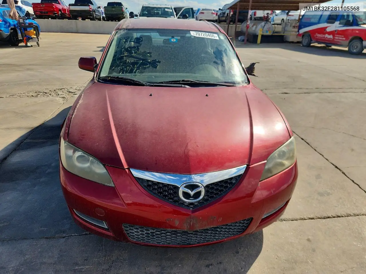 2008 MAZDA 3 VIN JM1BK32F281105568 — фото 5